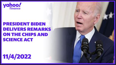 Remarks by President Biden on the CHIPS and Science Act